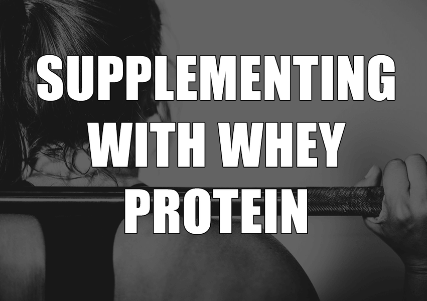 Supplement With Whey Protein: Dietary Supplement, Optimize Energy